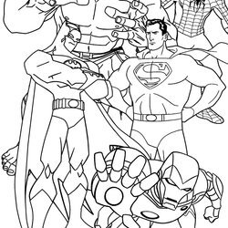 Free Printable Superhero Coloring Page For Kids Home