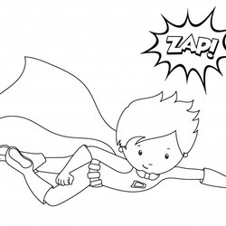 Magnificent Free Printable Superhero Coloring Sheets For Kids Crazy Little Projects Flying