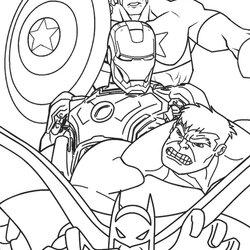 Excellent Free Printable Superhero Coloring Pages For Kids Cartoon