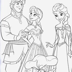 Cool Disney Movie Princesses Frozen Printable Coloring Pages Anna Hans