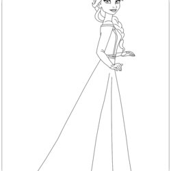 Superior Free Printable Frozen Coloring Pages Elsa