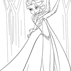 Wonderful Frozen To Print For Free Kids Coloring Pages