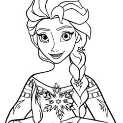 Superlative Frozen Elsa Coloring Pages Home Disney Popular