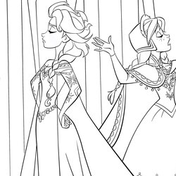 Frozen Colouring Pages Free Printable Coloring
