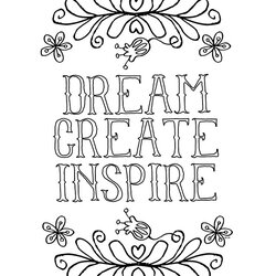 Motivational Coloring Pages Home