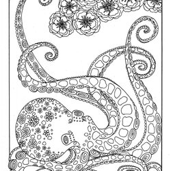 Outstanding Free Online Coloring For Adults Abstract Colouring Pages