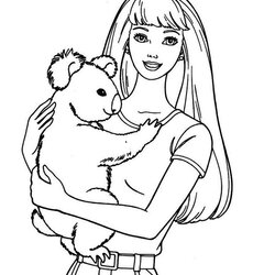 Superior Barbie Cartoons Free Printable Coloring Pages