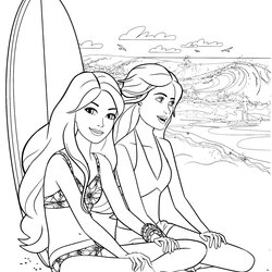 Free Barbie Coloring Pages Printable For Girls Best Of Princess