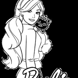 Free Barbie Printable Coloring Pages