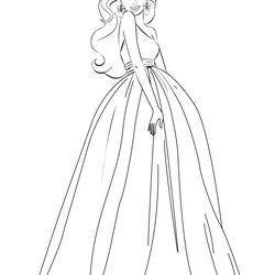 Coloring Pages For Girls Best Kids Barbie