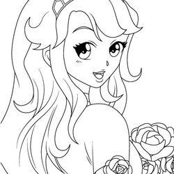 Superb Coloring Pages To Download And Print For Free Girl Printable Book Girls Adult Cute Adults Colouring