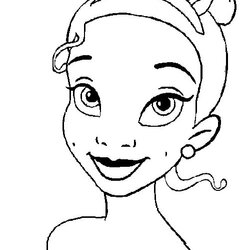 Exceptional Princess Look Attractive And Beautiful Coloring Pages Disney