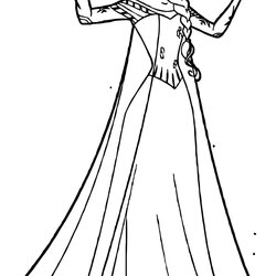 Printable Coloring Page Elsa Pages