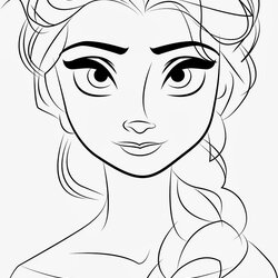 Outstanding Free Printable Elsa Coloring Pages For Kids Best Page