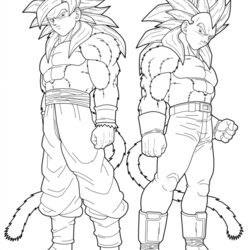 Marvelous Free Printable Dragon Ball Coloring Pages For Kids Page