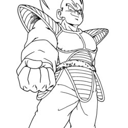 Preeminent Coloring Page Dragon Ball Pages Print