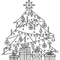 Superlative Best Printable Christmas Tree Clip Art For Free At Coloring