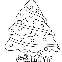 Coloring Pages Printable Christmas Tree