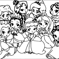 Cute Coloring Pages Best For Kids Disney Baby Princess Page