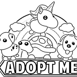 Exceptional Free Adopt Me Coloring Page Printable Pages For Kids