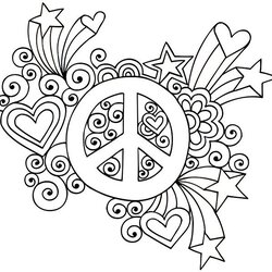 The Highest Standard Peace Coloring Pages To Download And Print For Free