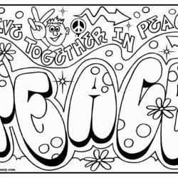 Spiffing World Peace Coloring Pages Home Printable Popular