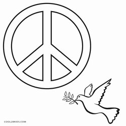 Cool Free Printable Peace Sign Coloring Pages Print To