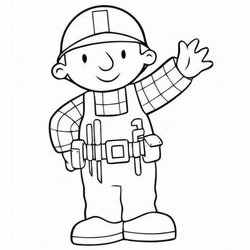 Bob The Builder Coloring Pages Team Colors Sketch Sprout Categories Popular
