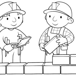 Sublime Free Printable Bob The Builder Coloring Pages For Kids Images