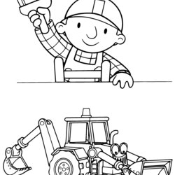 Supreme Free Printable Bob The Builder Coloring Pages For Kids Color Sheets Wendy Building Online Animal