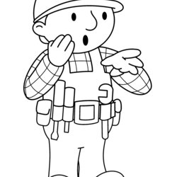 Sterling Bob The Builder Coloring Book Pages