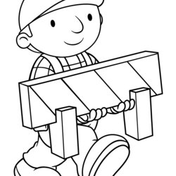 High Quality Free Printable Bob The Builder Coloring Pages For Kids Pictures Of