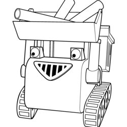 Matchless Coloring Page Bob The Builder Pages