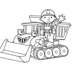 Free Printable Bob The Builder Coloring Pages For Kids Colouring Scoop Print Le Library Choose Board