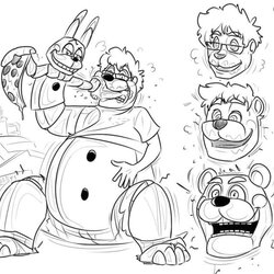 Superlative Get This Five Nights At Coloring Pages Printable Fit Pending Load