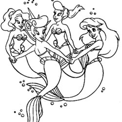Marvelous Print Download Find The Suitable Little Mermaid Coloring Pages For Flounder Mermaids