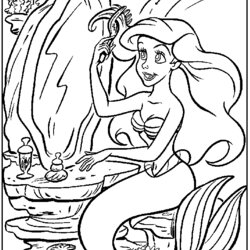 Sublime The Little Mermaid Coloring Pages Print Kids