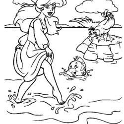 Perfect The Little Mermaid Coloring Pages