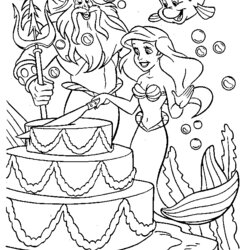 Matchless Free Printable Little Mermaid Coloring Pages For Kids Ariel Print Color Characters Colouring Disney