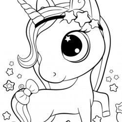 High Quality Cute Unicorn Coloring Pages Com