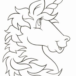 Admirable Unicorn Coloring Pages For Kids Home