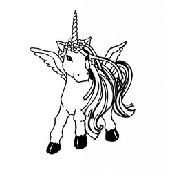 Eminent Free Printable Unicorn Coloring Pages For Kids Page