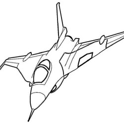 Swell Fighter Aircraft Coloring Drawing Page Design Airplane Pages