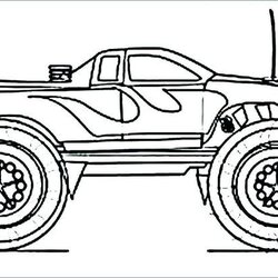 Matchless Hot Wheels Car Coloring Pages Monster Truck Cars Trucks