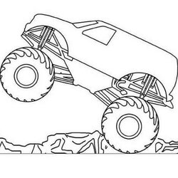 Peerless Hot Wheels Monster Truck Coloring Pages At Free Printable