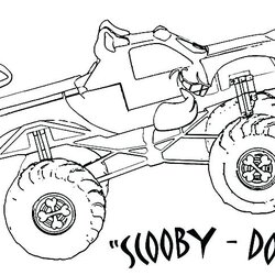 Worthy Hot Wheels Monster Truck Coloring Pages At Free Jam Printable Drawing Print Ford Trucks Bigfoot Color