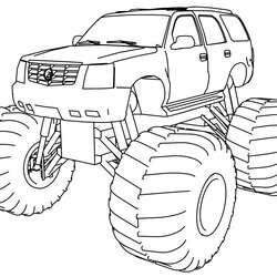 Admirable Monster Truck Hot Wheels Coloring Book To Print And Online