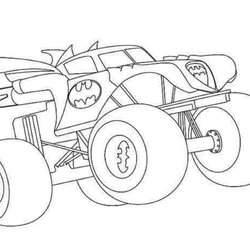 Superior Hot Wheels Coloring Pages Monster Truck Printable