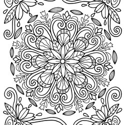 Spring Coloring Pages For Grown Ups And Kids Theme Flowers Book Easter Free Printable Pictures To Color