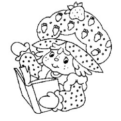 Superb Strawberry Shortcake Coloring Pages
